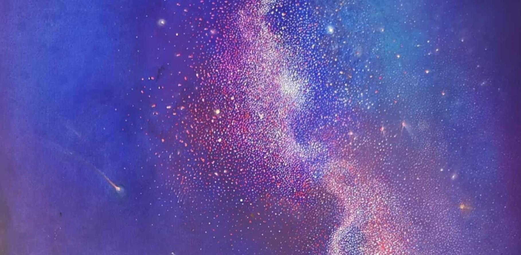 Zeitgenössisches figuratives Ölgemälde auf Leinwand der polnischen Künstlerin Barbara Hubert. Die Kunstwerke stellen Landschaften oder sogar Wasserlandschaften in abstrakter Weise dar. Es hat subtile Farben mit leuchtenden Farben. Die Atmosphäre