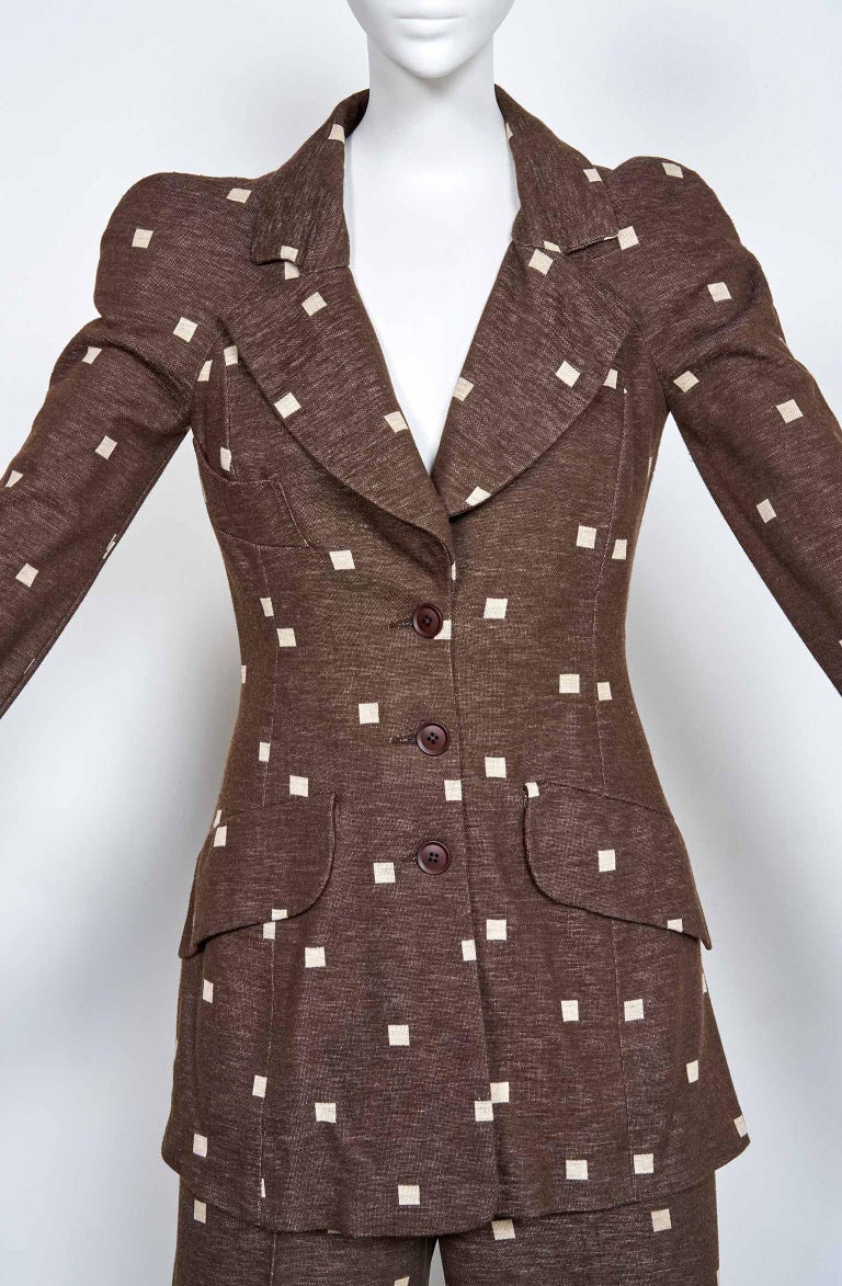 Barbara Hulanicki Biba Hipster Trouser Suit at 1stDibs biba trouser suit