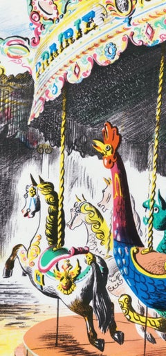 Barbara Jones, Fairground, S.P. 2., from School Prints Ltd., 1945 (after)