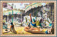 Barbara Jones, Fairground, S.P. 2., from School Prints Ltd., 1945 (after)
