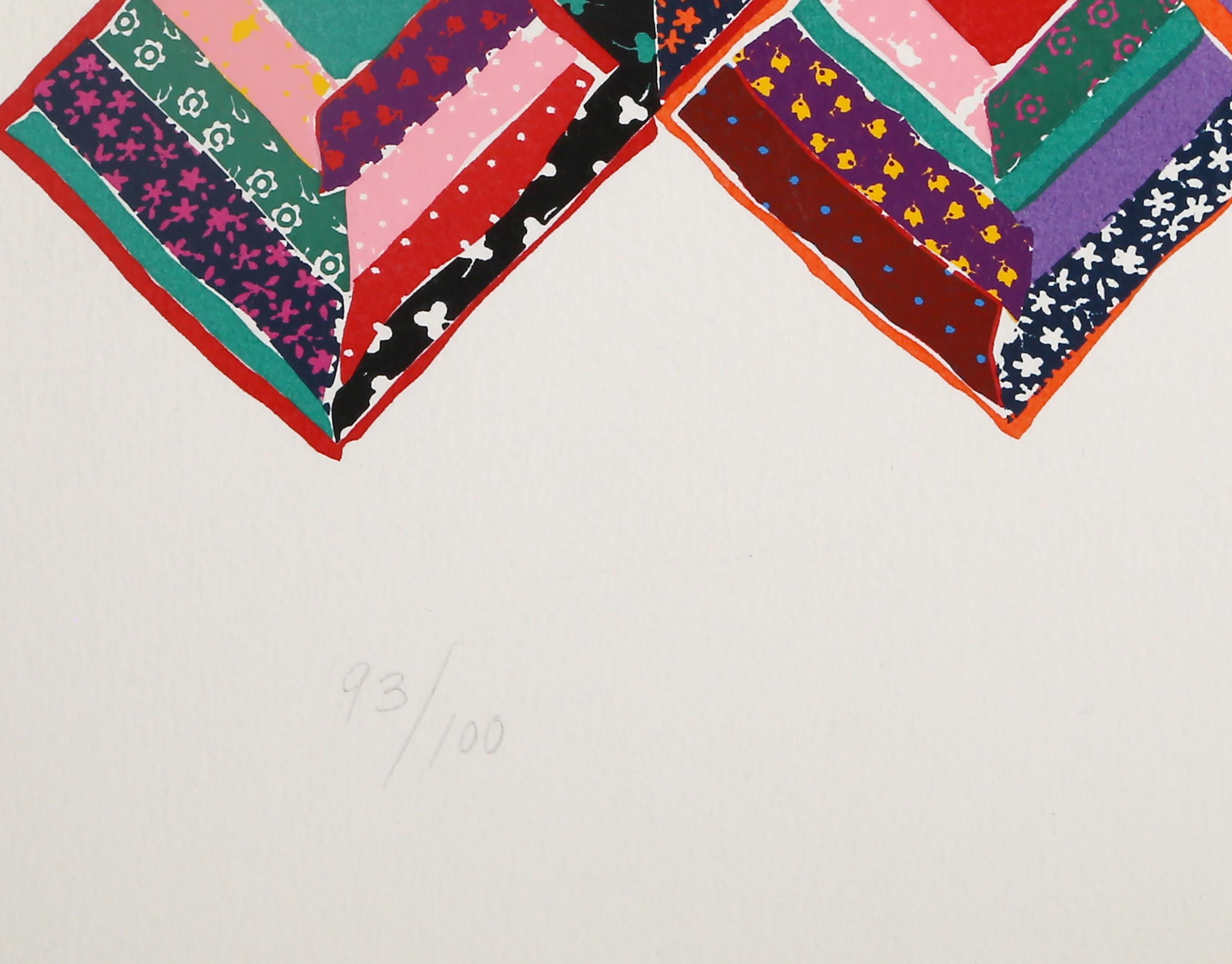 Hallelujah, Abstract Geometric Screenprint by Barbara Kohl-Spiro For Sale 2