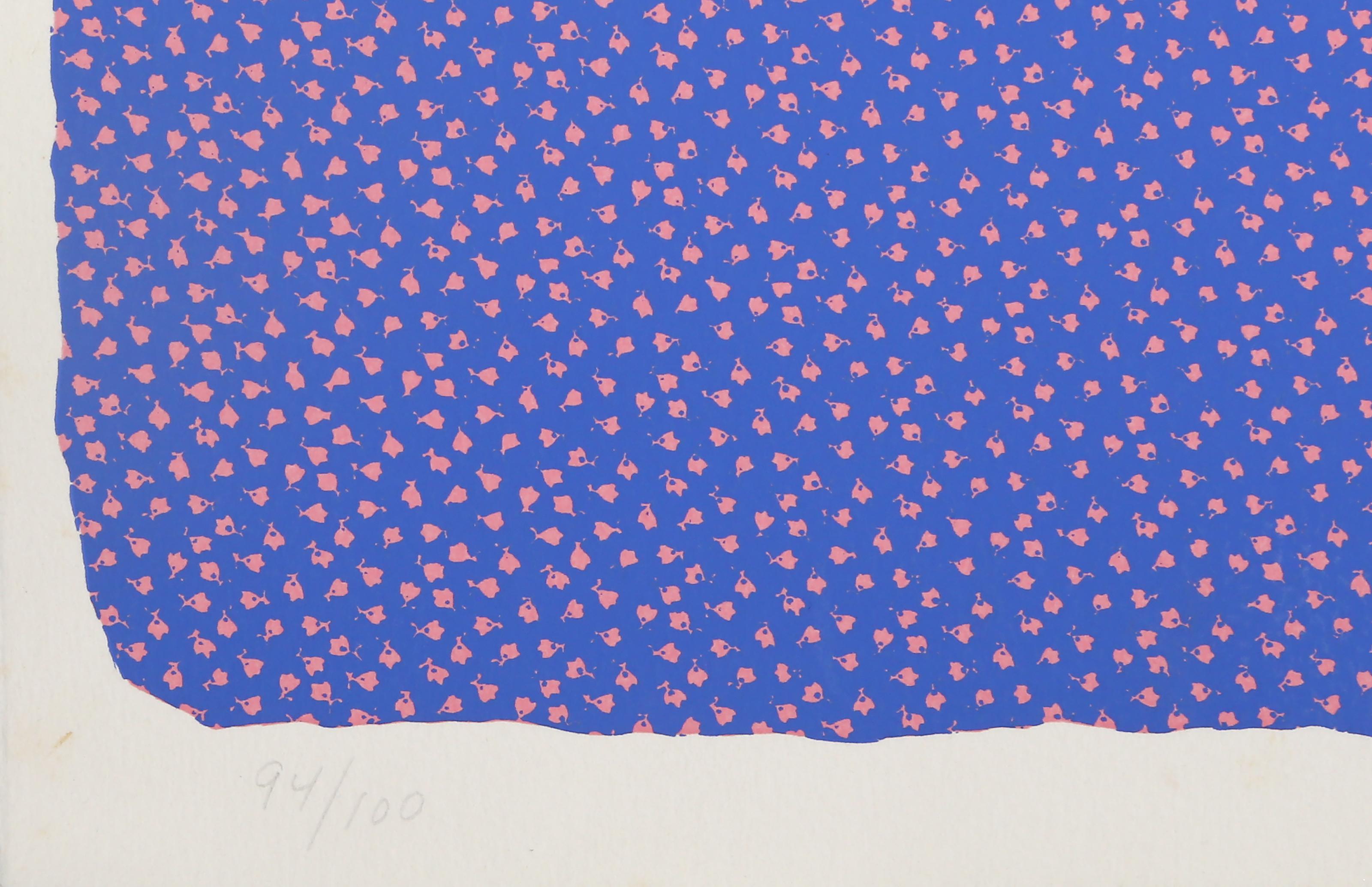 Sweet Soul, Abstract Geometric Screenprint by Barbara Kohl-Spiro For Sale 2