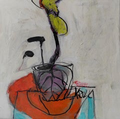 A strange flower, Painting, Acrylic on Canvas