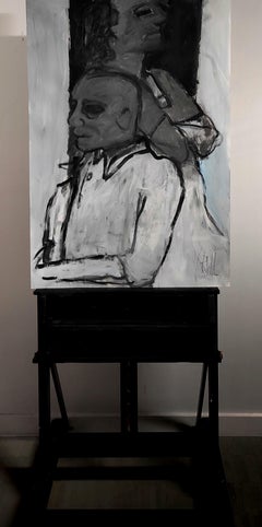 A casa, Pittura, Acrilico su carta