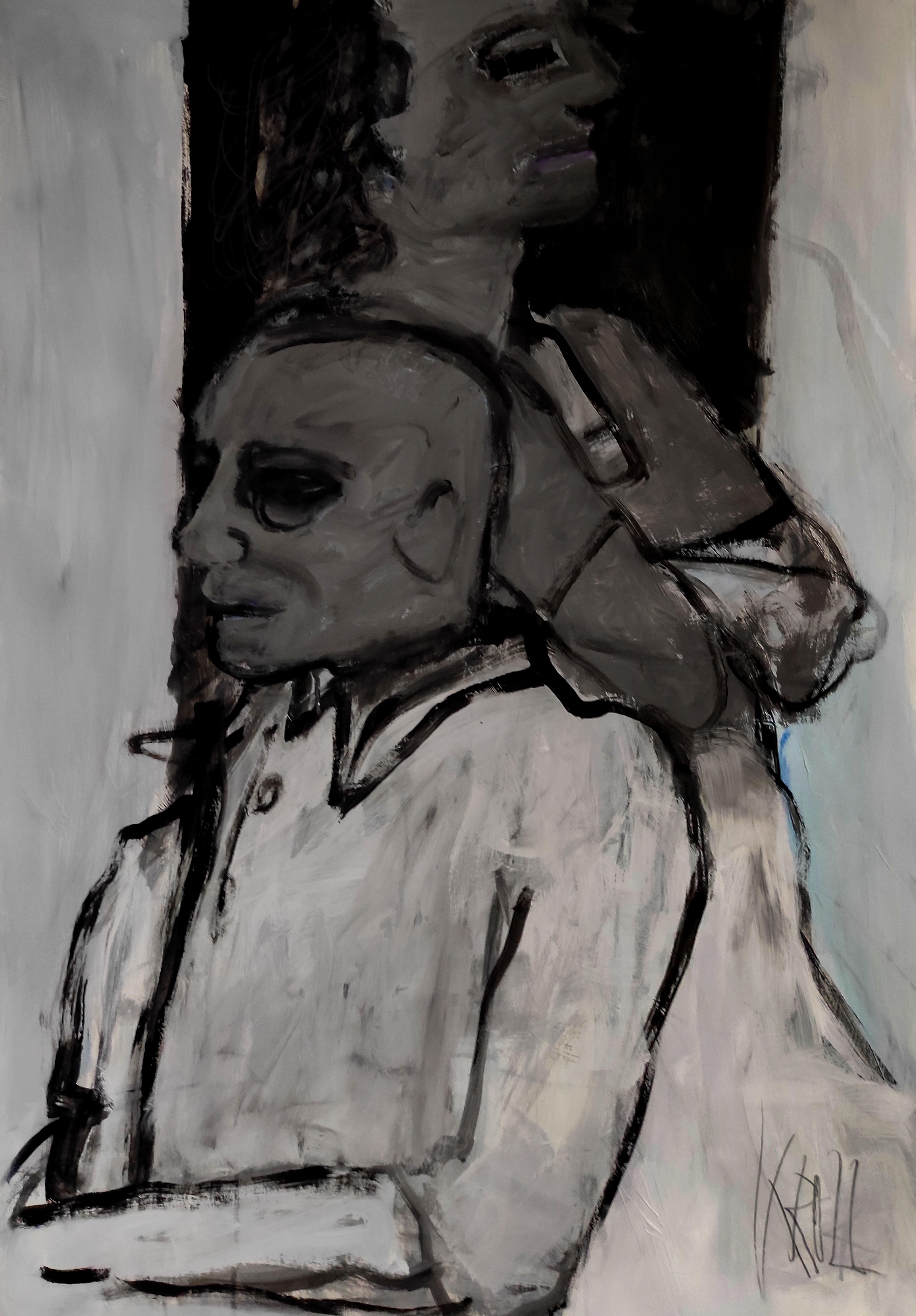 At home, Painting, Acrylic on Paper