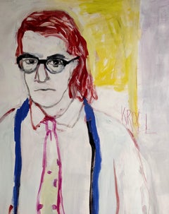 man with red hair, Painting, Acrylic on Canvas