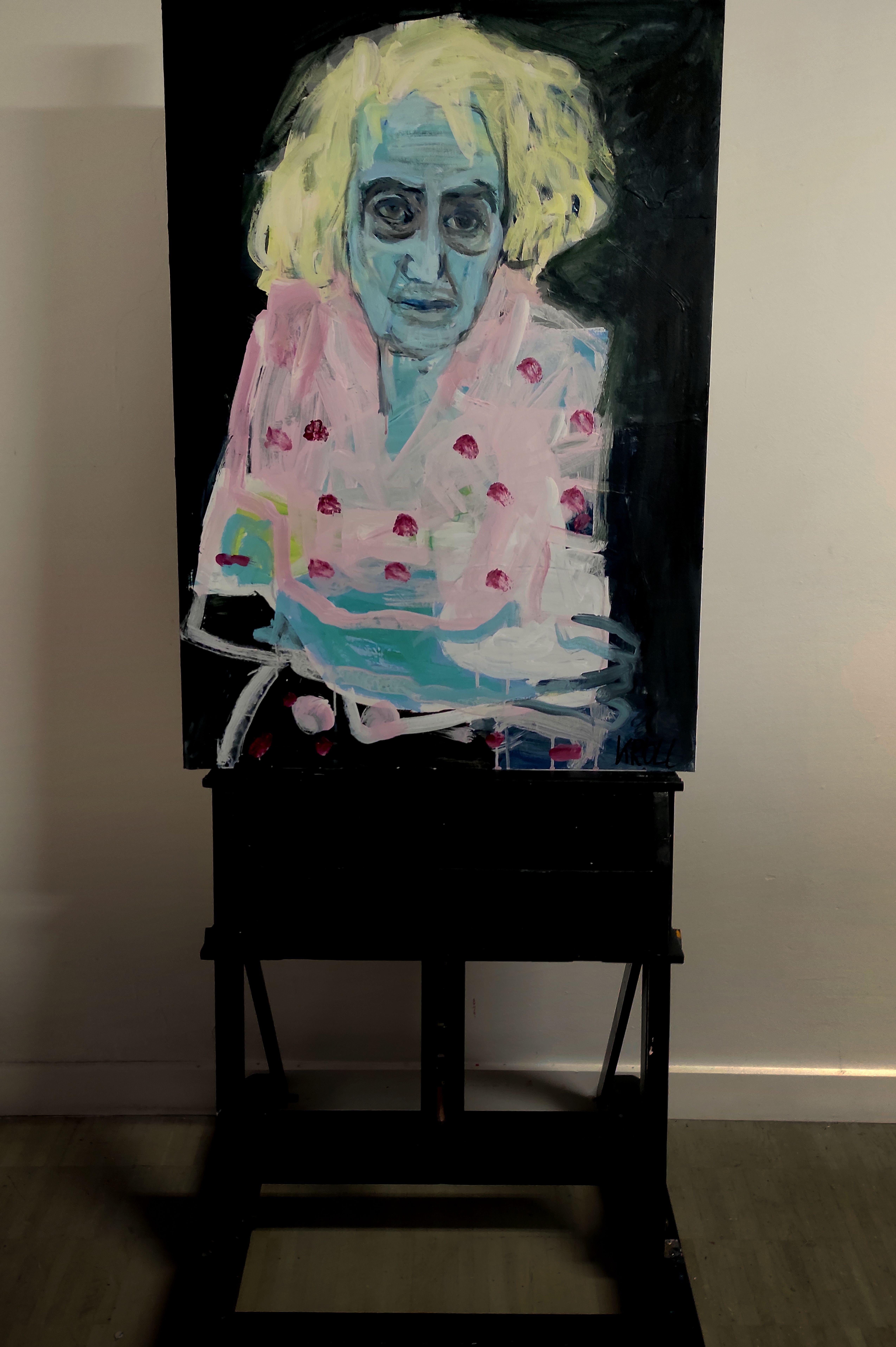 Mis obras son mis emociones :: Pintura :: Expresionismo :: Esta obra viene con un certificado oficial de autenticidad firmado por el artista :: Lista para colgar: No :: Firmada: Sí :: Ubicación de la firma: abajo a la derecha :: Papel :: Retrato ::