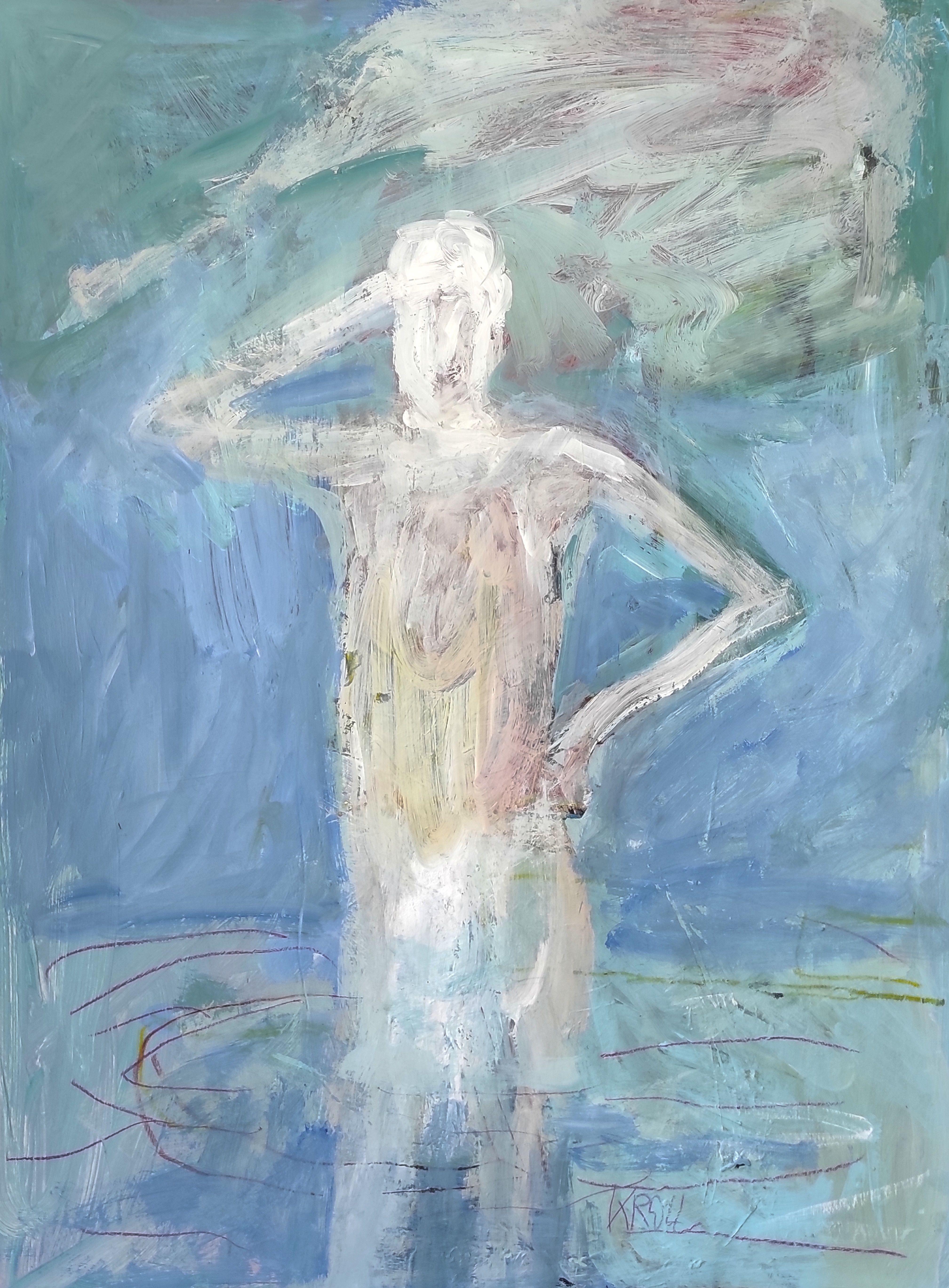 My paintings are very personal, they capture my everyday life, my reaction to things I experienced, either yesterday, in my childhood or even events I imagine. My portraits pick up on my own longings. As an artist, I have always been drawn to the