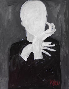 Without face II, Painting, Acrylic on Paper