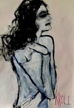 Woman II, Painting, Acrylic on Paper