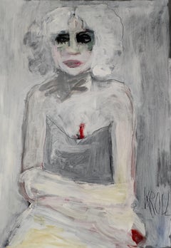 Woman VI, Painting, Acrylic on Paper