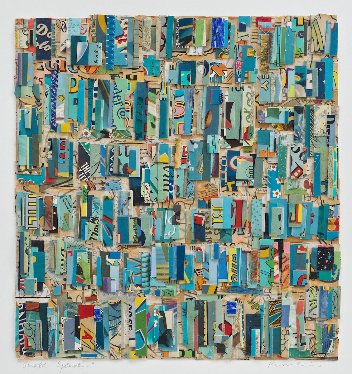 Kleiner Spritzer – Mixed Media Art von Barbara Kronlins