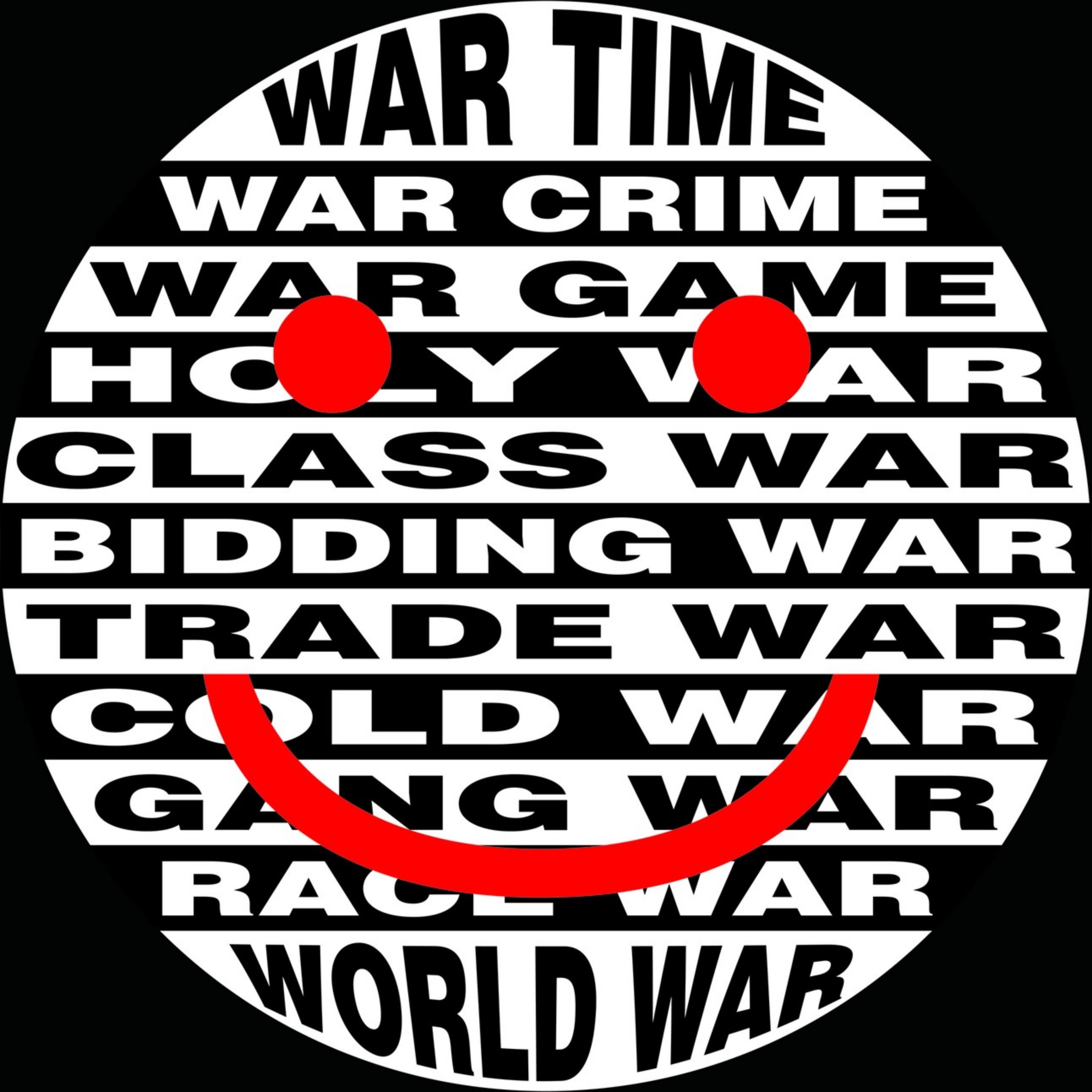 Barbara Kruger, War Platter Lt Ed ceramica fatta a mano in scatola su misura arte politica in vendita 1