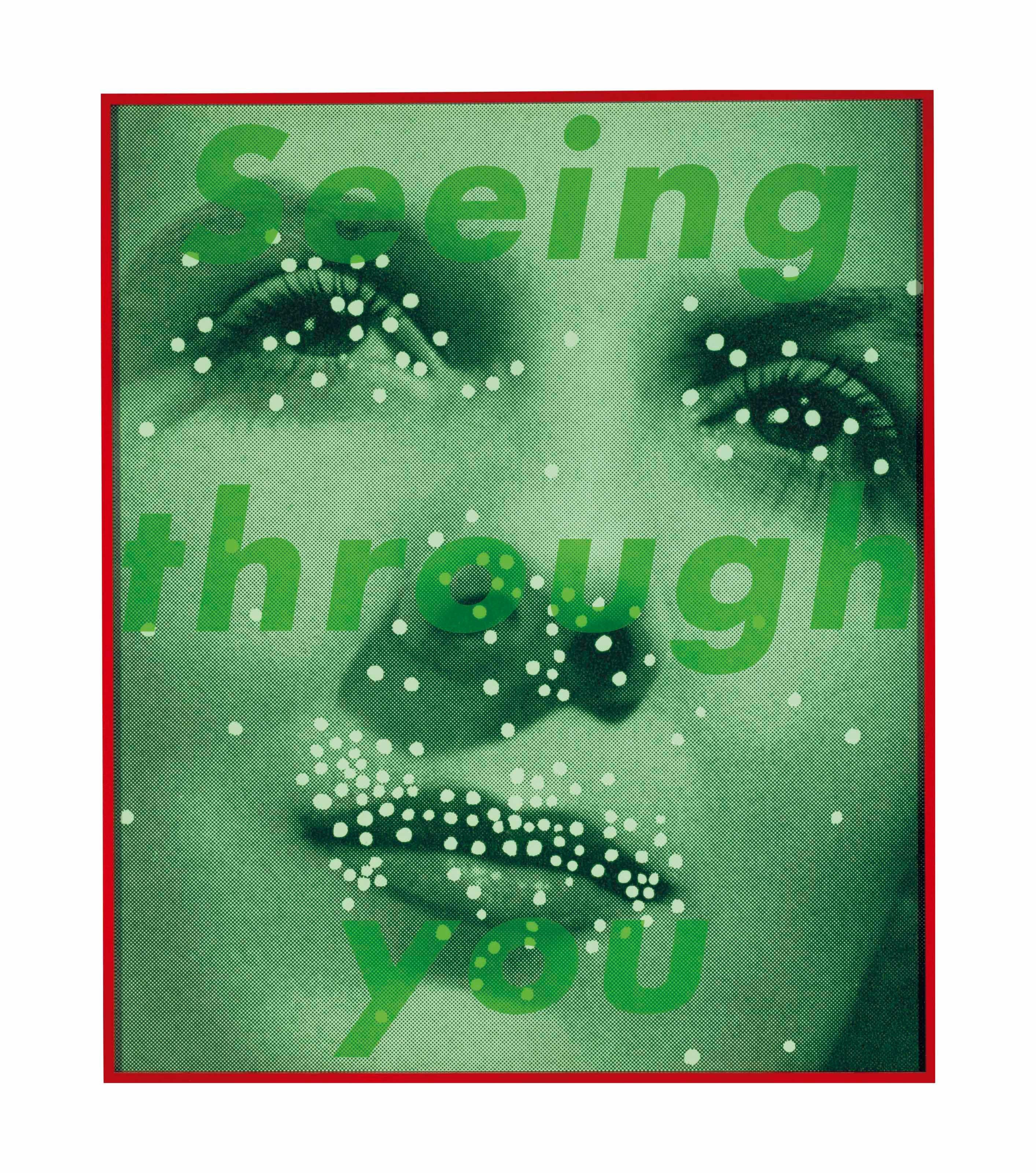 Untitled (Seeing through you) - Photograph by Barbara Kruger