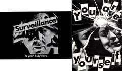 Barbara Kruger Annina Nosei 1983-1984 (Kruger Surveillance is your Busy Work)