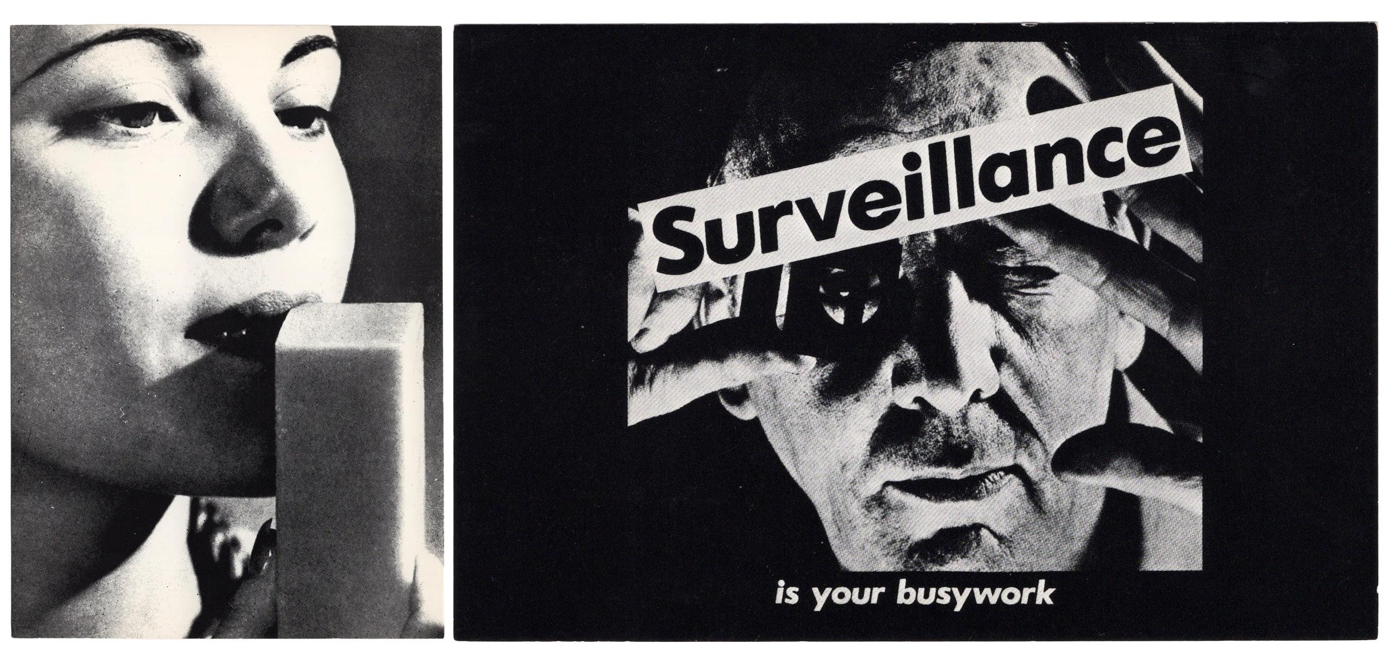 Barbara Kruger Annina Nosei 1983-1984 (Kruger Surveillance is your Busy Work) For Sale 2