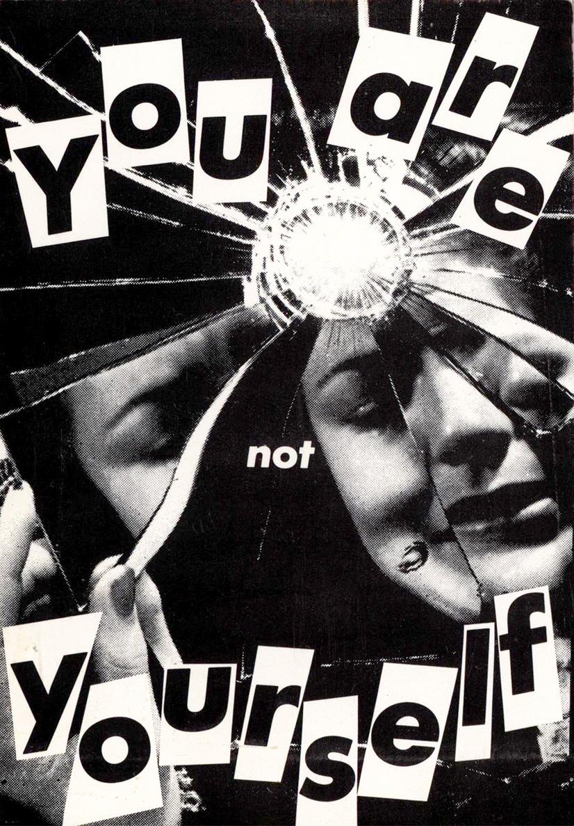 Barbara Kruger Annina Nosei 1983-1984 (Kruger Surveillance is your Busy Work) For Sale 3