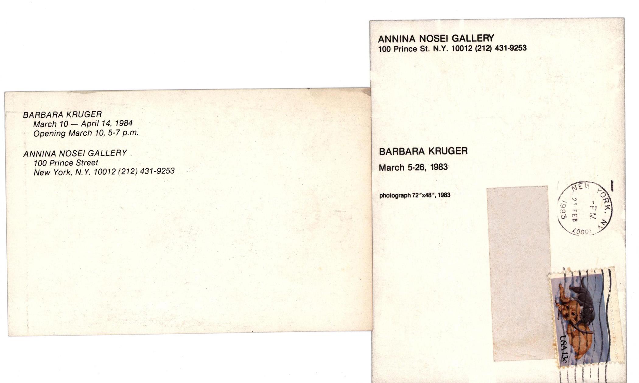 Barbara Kruger Annina Nosei 1983-1984 (Kruger Surveillance is your Busy Work) 5