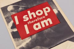 Barbara Kruger, I Shop Therefore I Am - Edition multiple de 1990