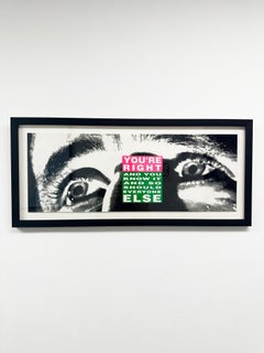Zeitgenössische Pop-Art 'Du hast Recht und du weißt es (und alle anderen sollten es auch wissen)