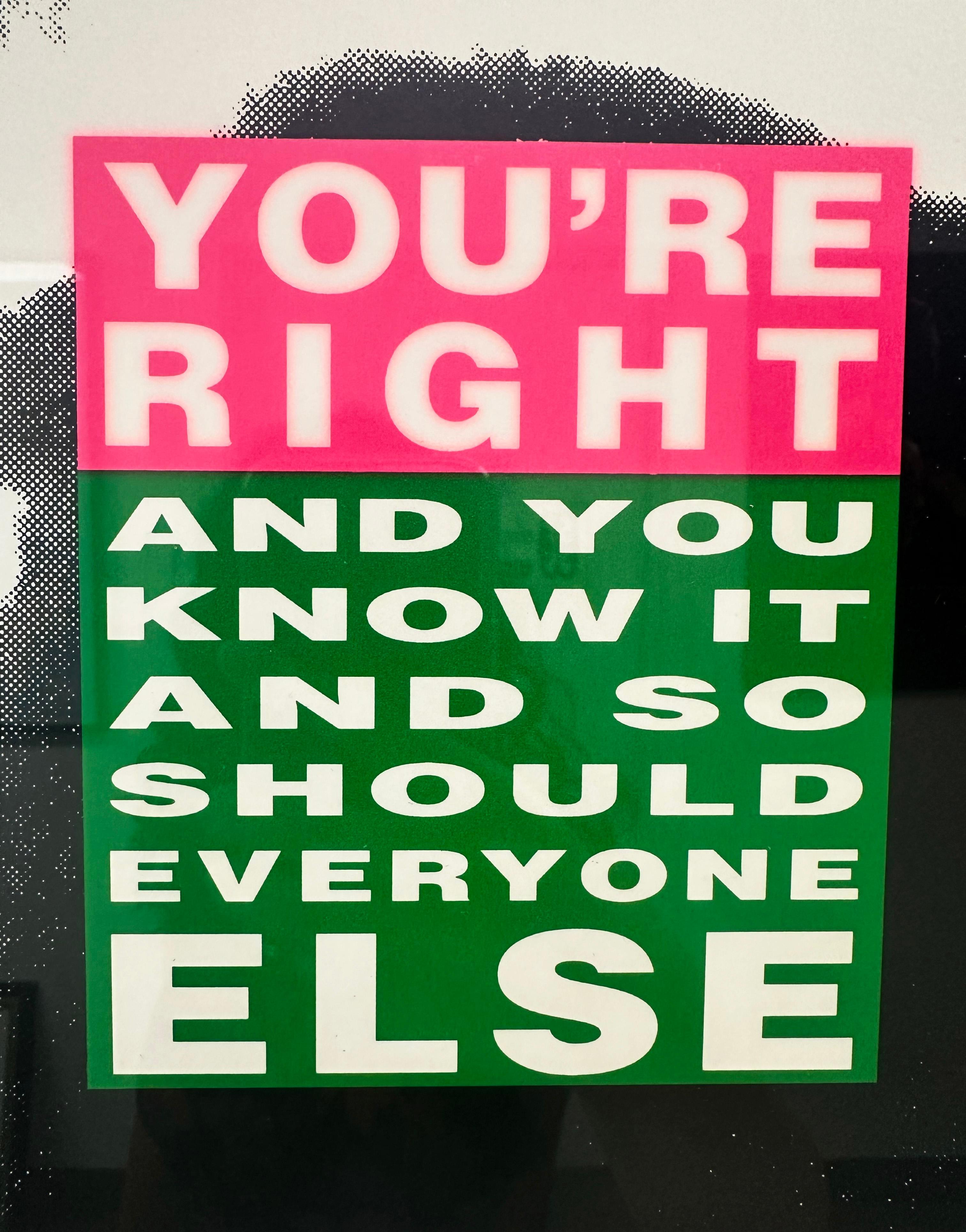 Contemporary Pop Art 'You're Right (And You Know It And So Should Everyone Else' For Sale 2