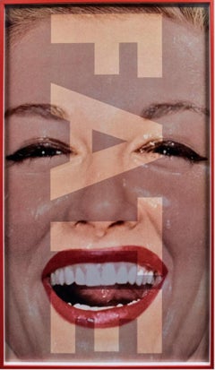 "Sin título (FATE)"  Barbara Kruger, 2001 Obra de comentario cultural Pop Art