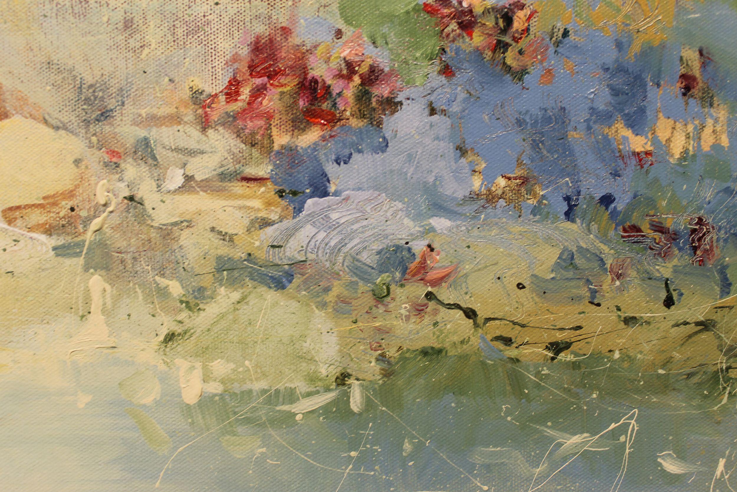 Blue Tide, Painting, Acrylic on Canvas 1