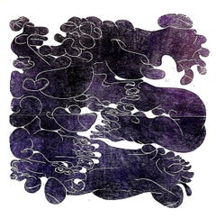 Sciogliere la pelle esterna/ colore viola (porpora)