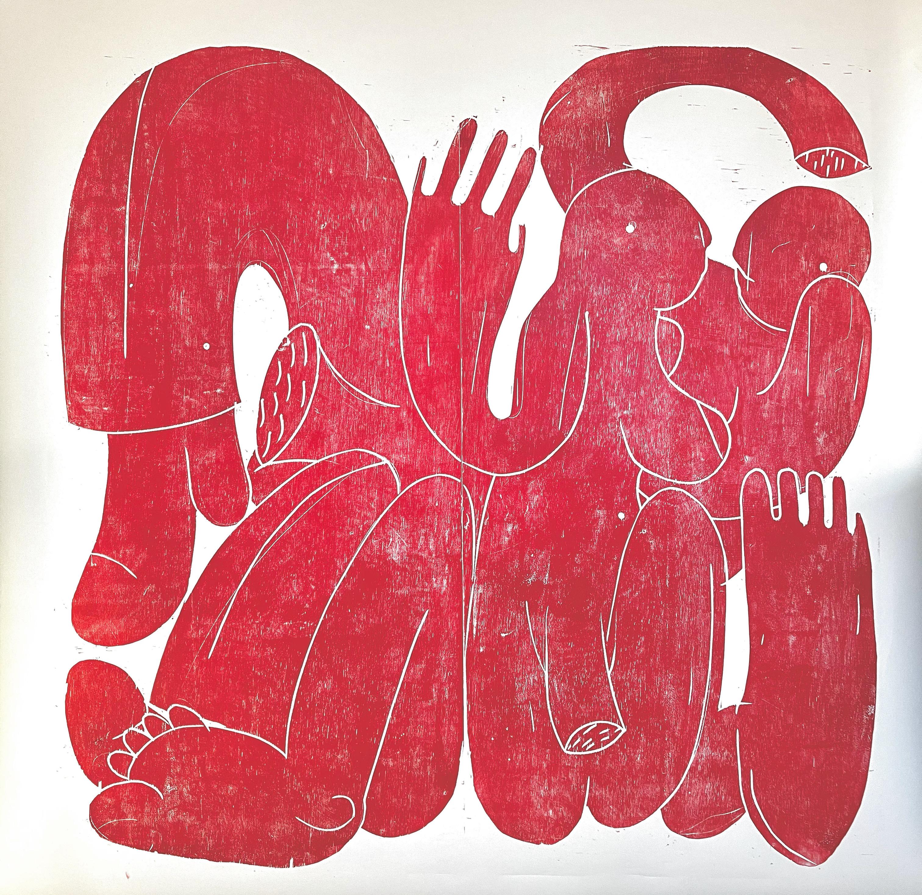 Nascondersi dietro - Print di Barbara Kuebel