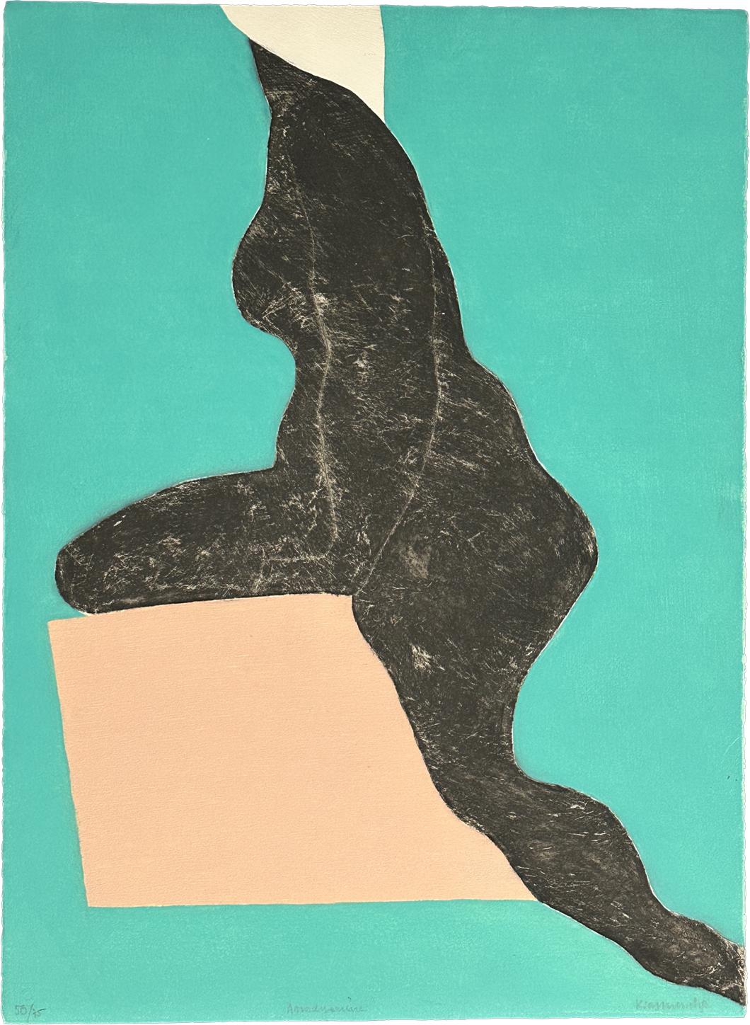 Figurative Print de Barbara Kwasniewska - Anadyomine 1969 Grabado firmado de edición limitada