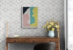 Barbara Kwasniewska 1969 Attente Signierte limitierte Auflage von Radierung