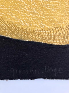 French Polish Woman Modernist Grenouille Abstract Nude Aquatint Etching