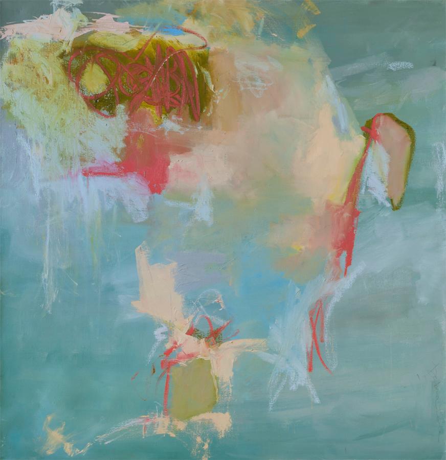Barbara Leiner Abstract Painting - Spilling My Guts