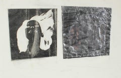 "Martin's Girl" 1968 Collage & Serigraph