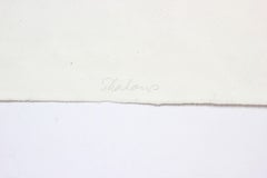 "Shadows" 1969 Stone Lithograph Minimal Abstract in Black and White