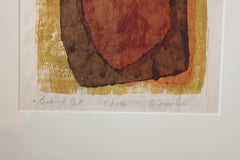 "Branch Pat" Abstract Neutral Toned Serigraph