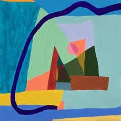 Recollection 146 (Montauk), bright colors, abstract, landscape, geometric