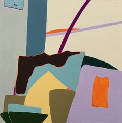Recollection 68 (Stony Creek), pastel, abstract, mixed media, geometric