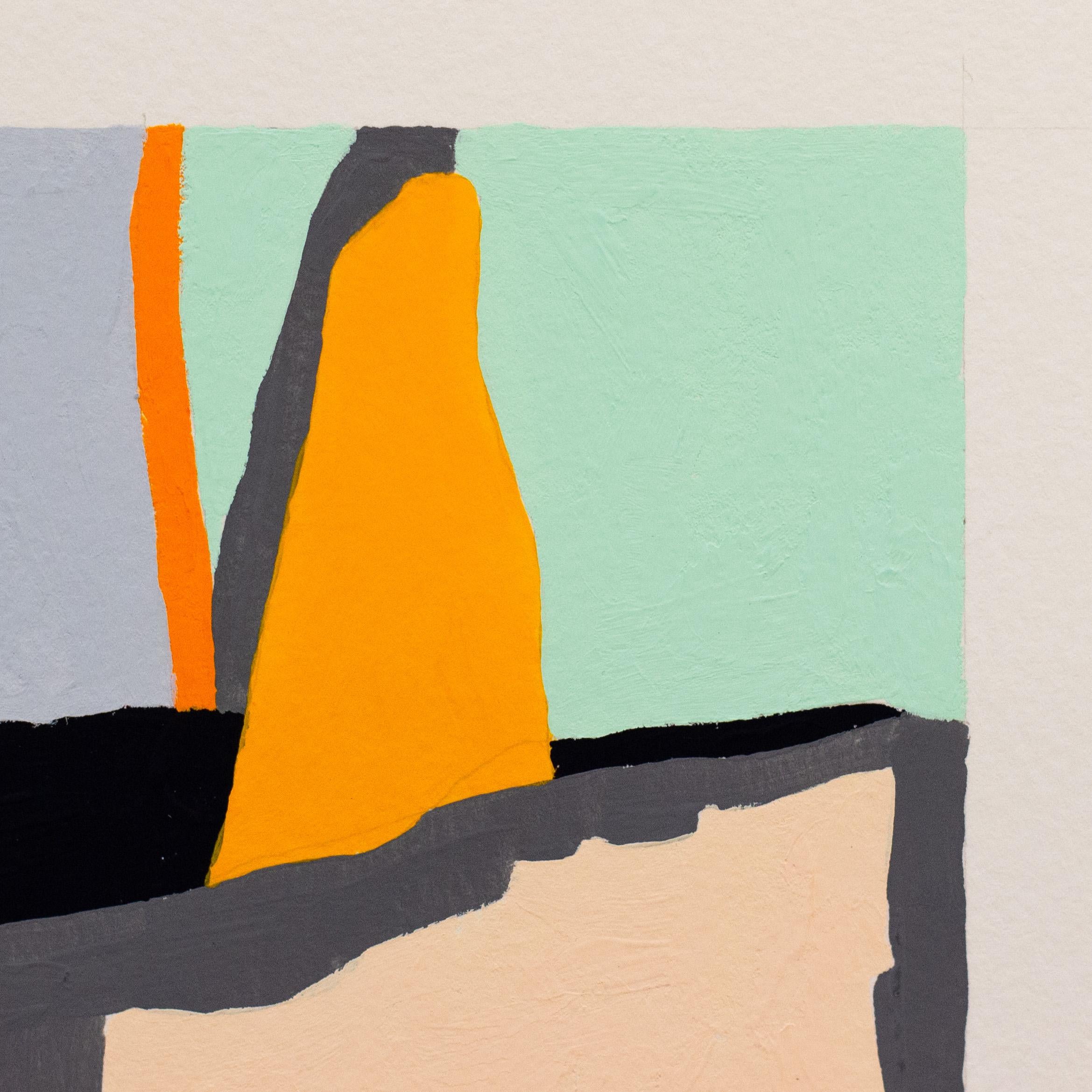 Recollection No. 51 - Beige Abstract Drawing by Barbara Marks