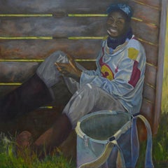 Oil on Canvas Painting -- Lunchtime