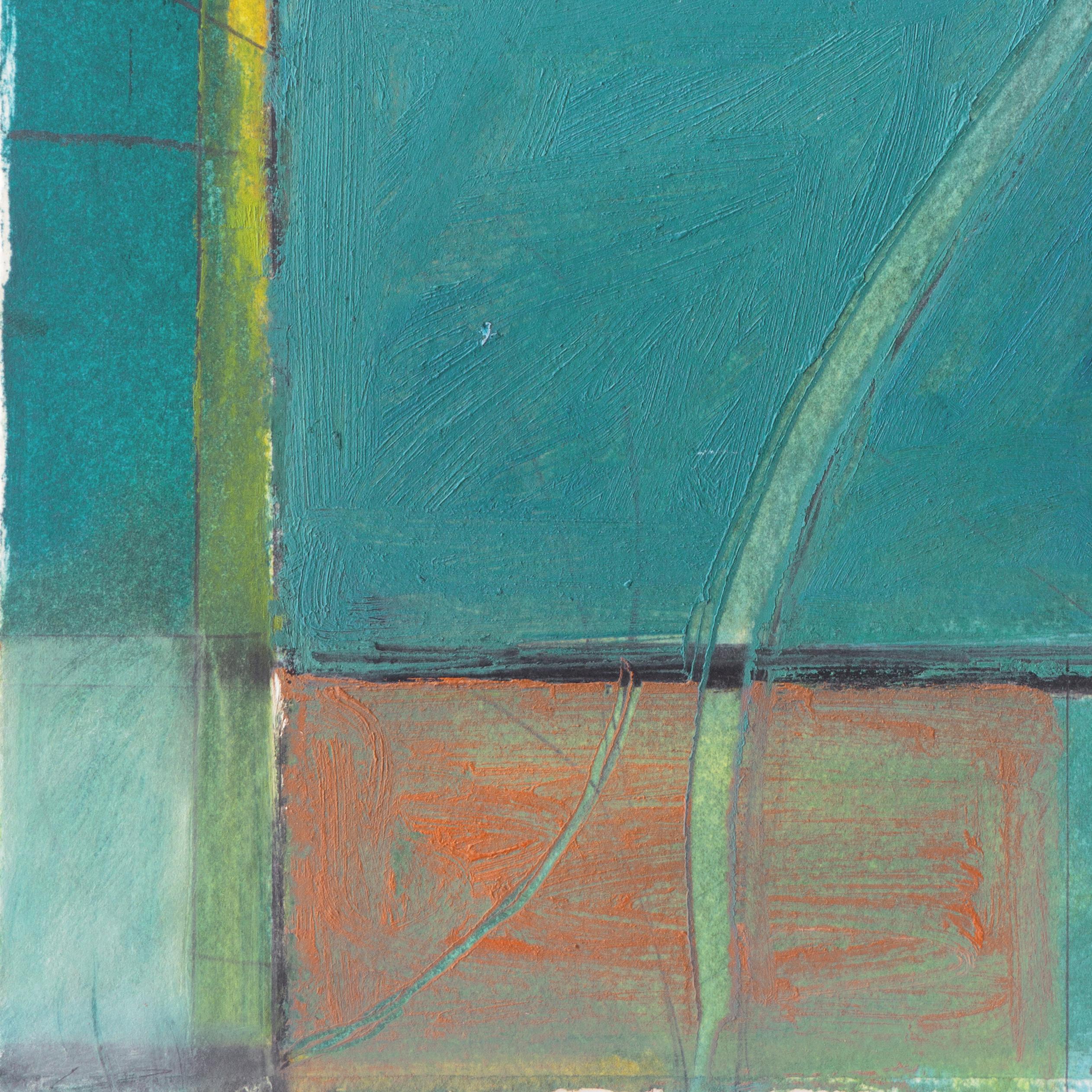 'Abstract in Jade', Bay Area Abstraction, Woman artist, SFMOMA, Oakland Museum in vendita 1