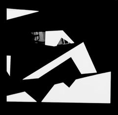 Sliced Photo Collage auf schwarzem Bristol TWO : Fotografie Collage