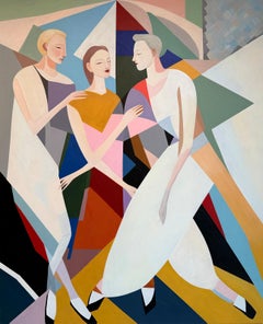 A dance without words by B.Schaumann Contemporary Ballet Dancers Painting