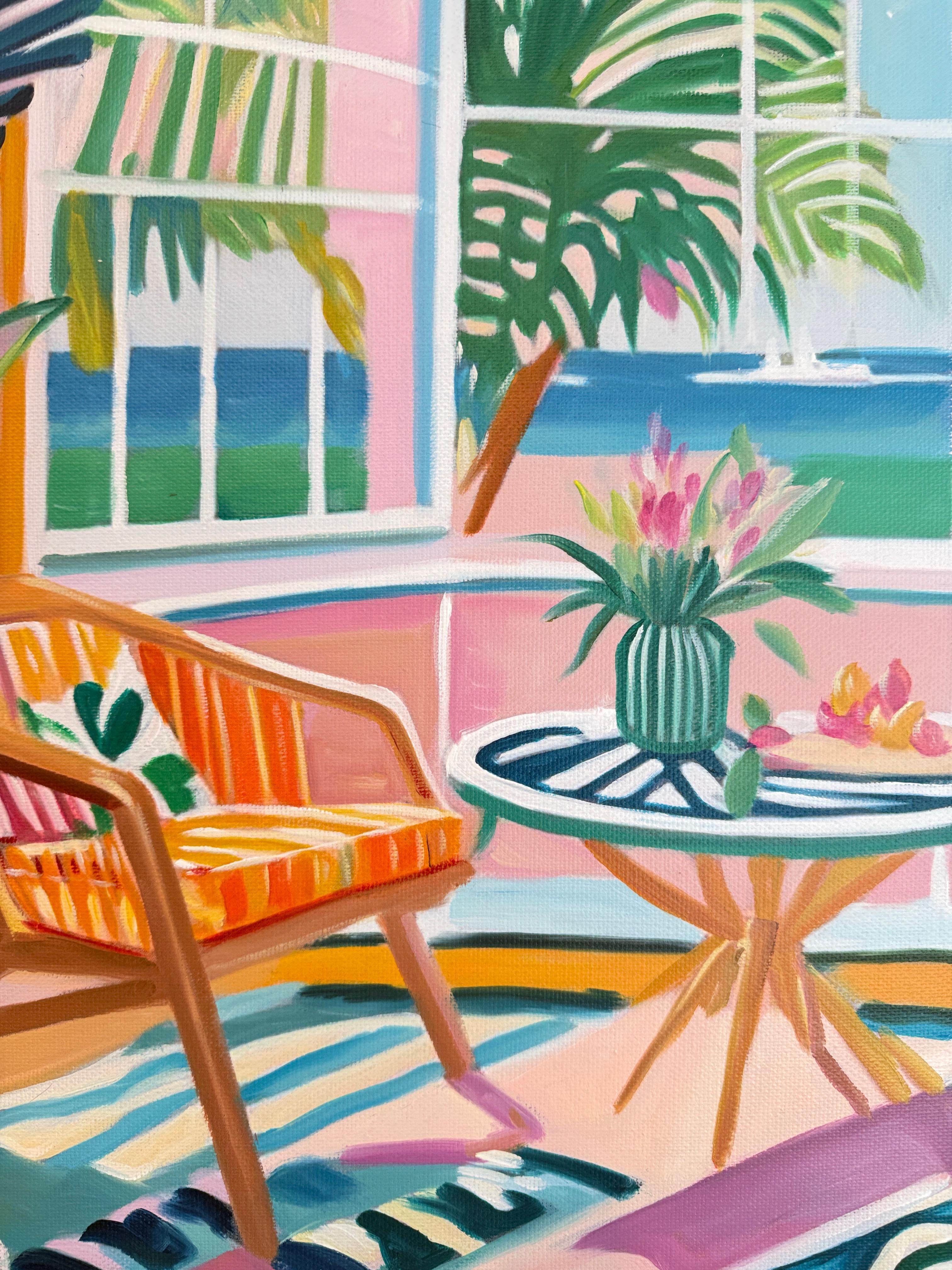 A Room for Dreams - B.Schaumann - Contemporary architectural Painting For Sale 8