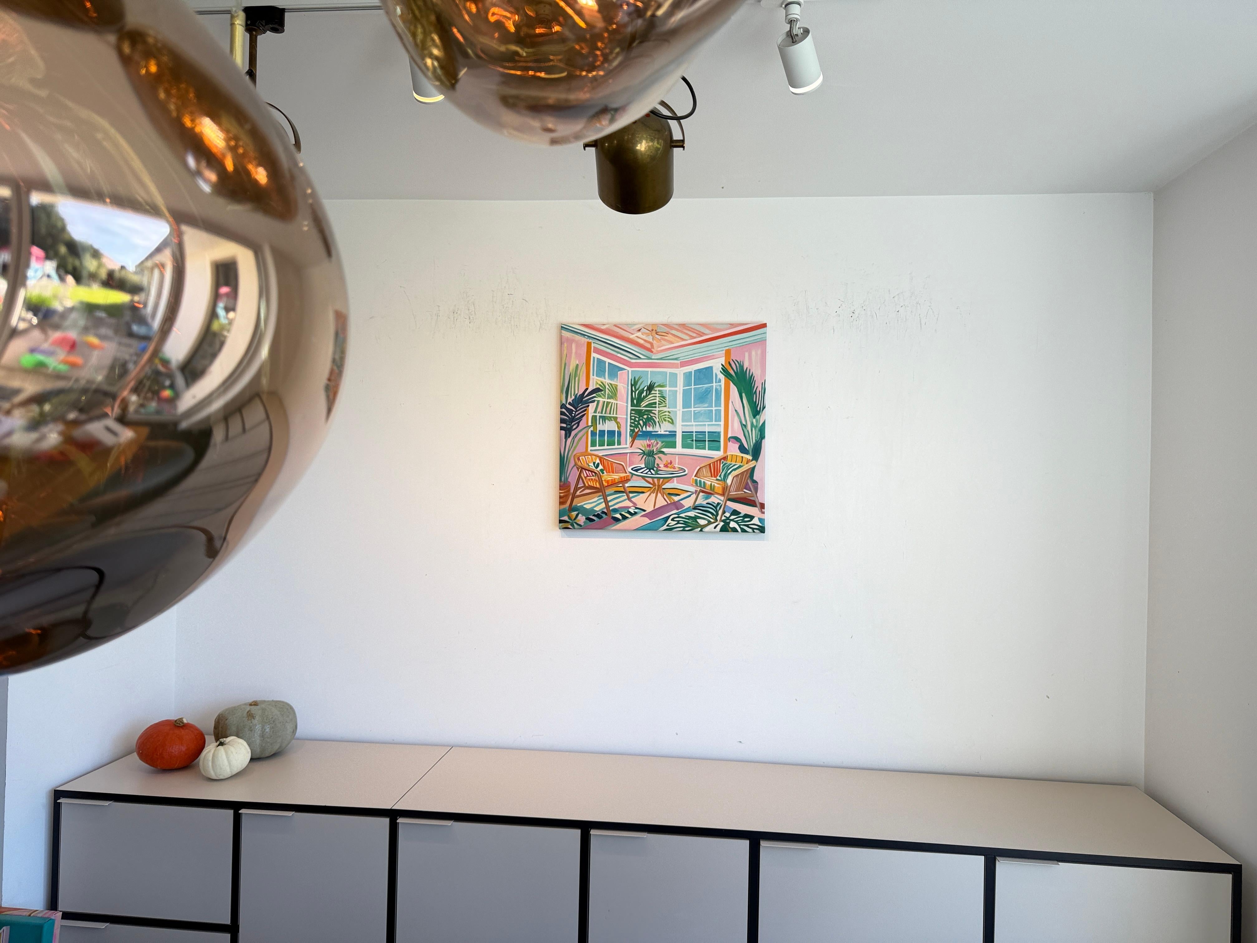 A Room for Dreams - B.Schaumann - Contemporary architectural Painting For Sale 9