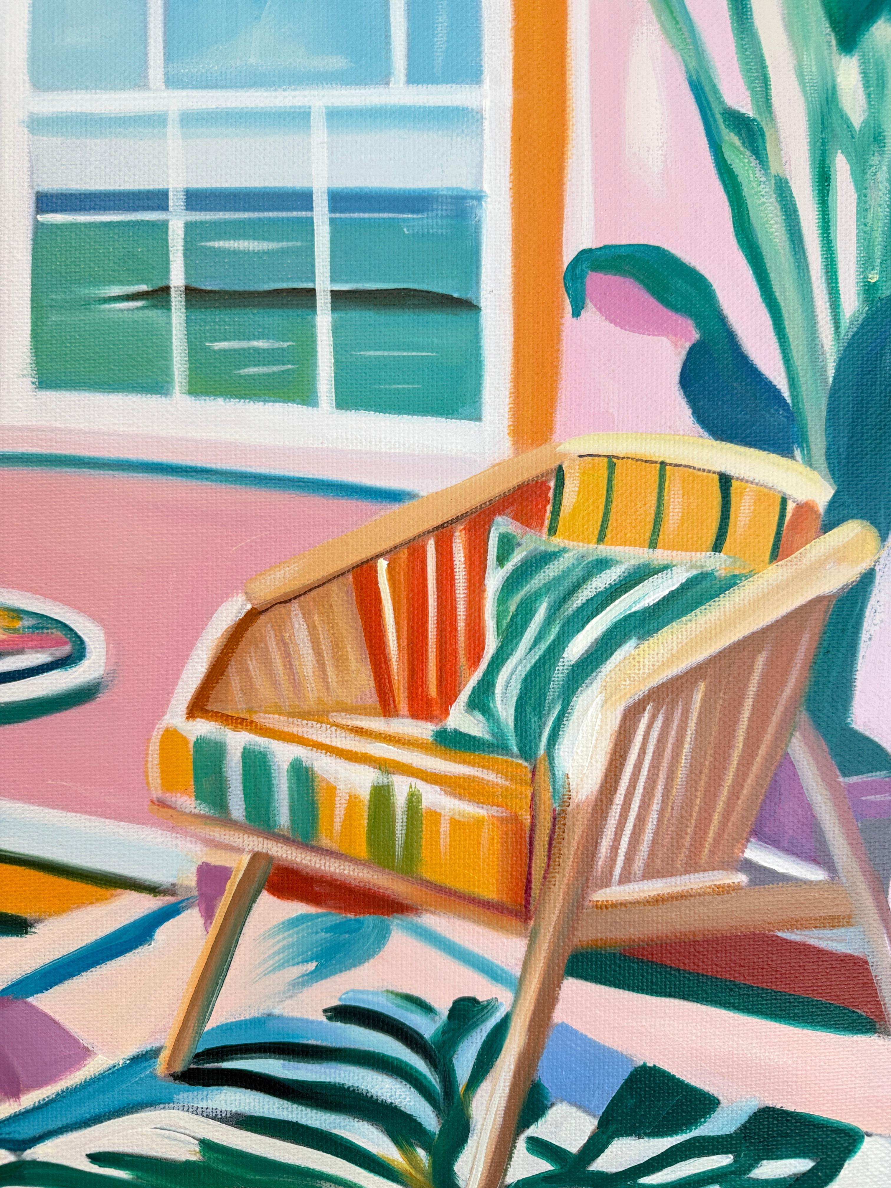 A Room for Dreams - B.Schaumann - Contemporary architectural Painting For Sale 10