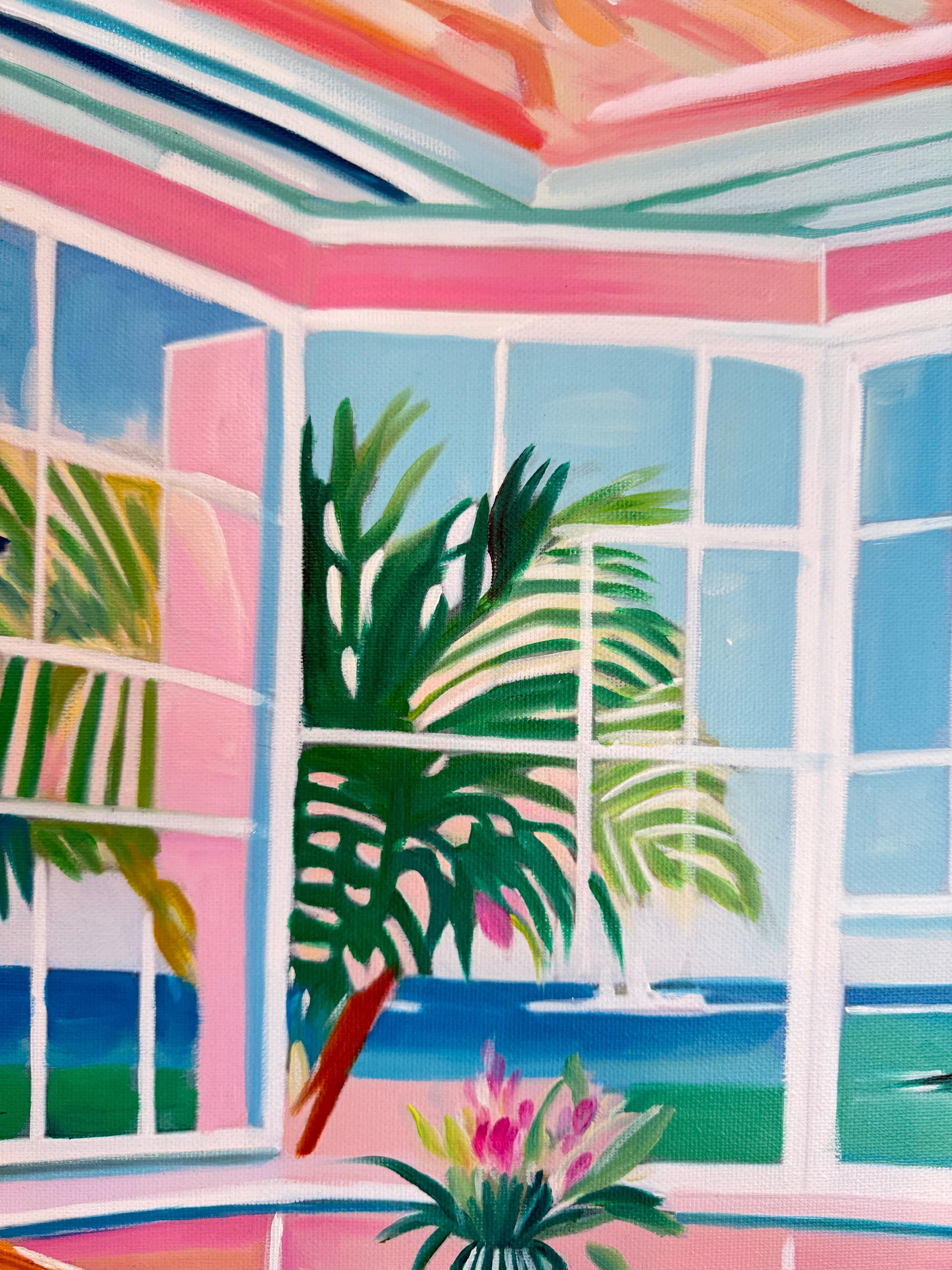 A Room for Dreams - B.Schaumann - Contemporary architectural Painting For Sale 4