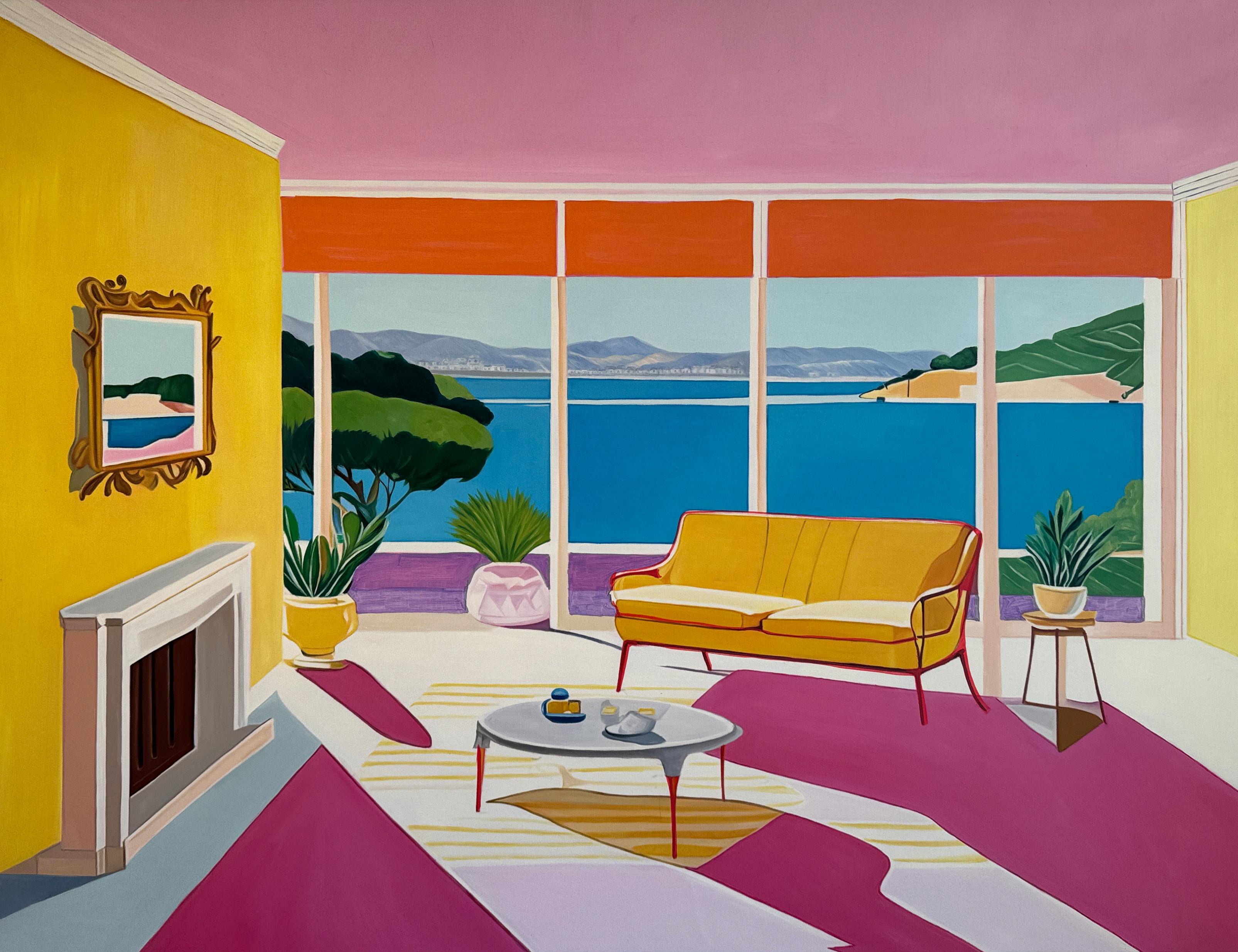 A  sea of calm of cozy - B.Schaumann Contemporary architectural Painting