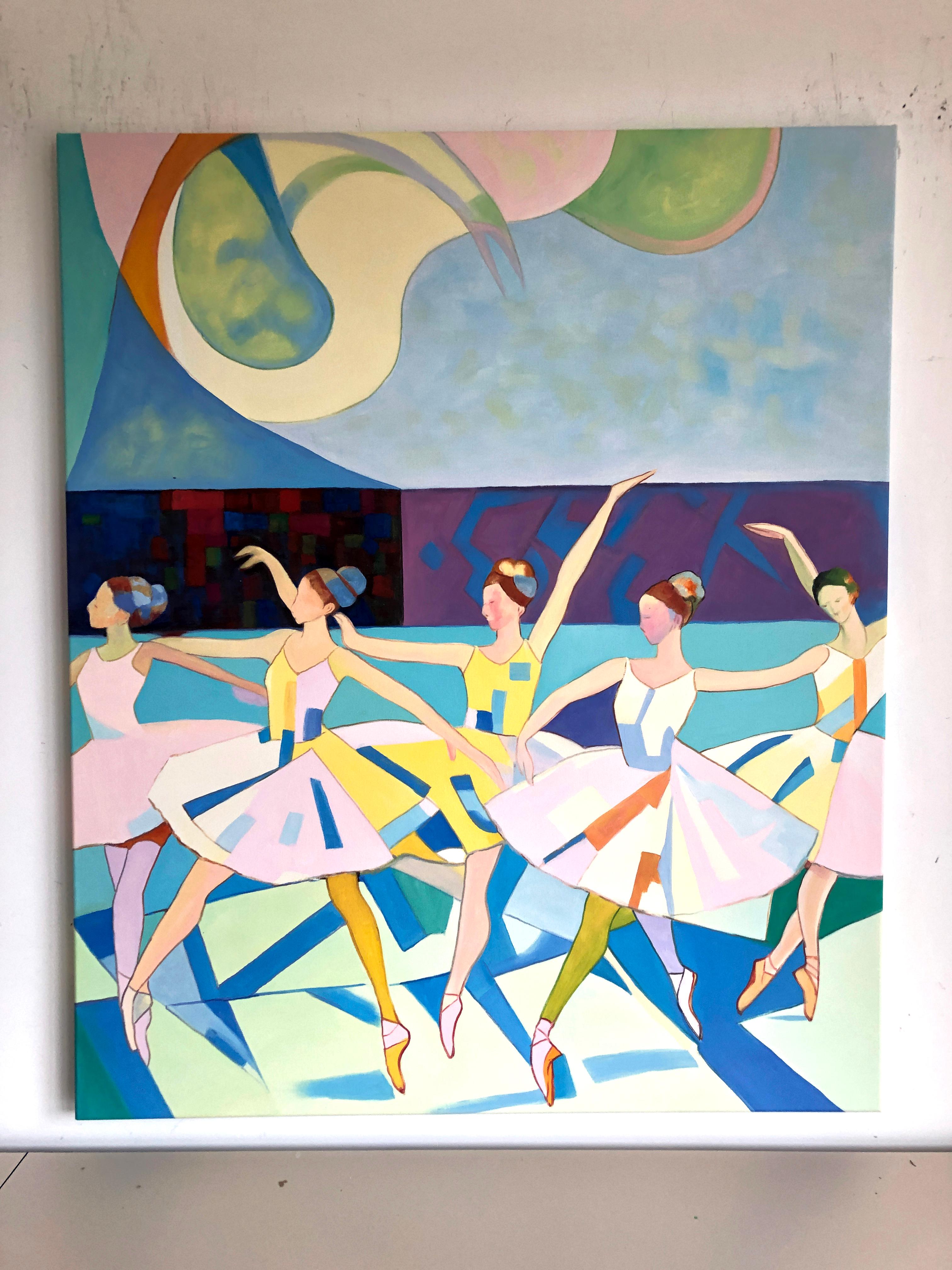 E insieme, divennero la danza B. Schaumann - Danzatori contemporanei - Pittura in vendita 6