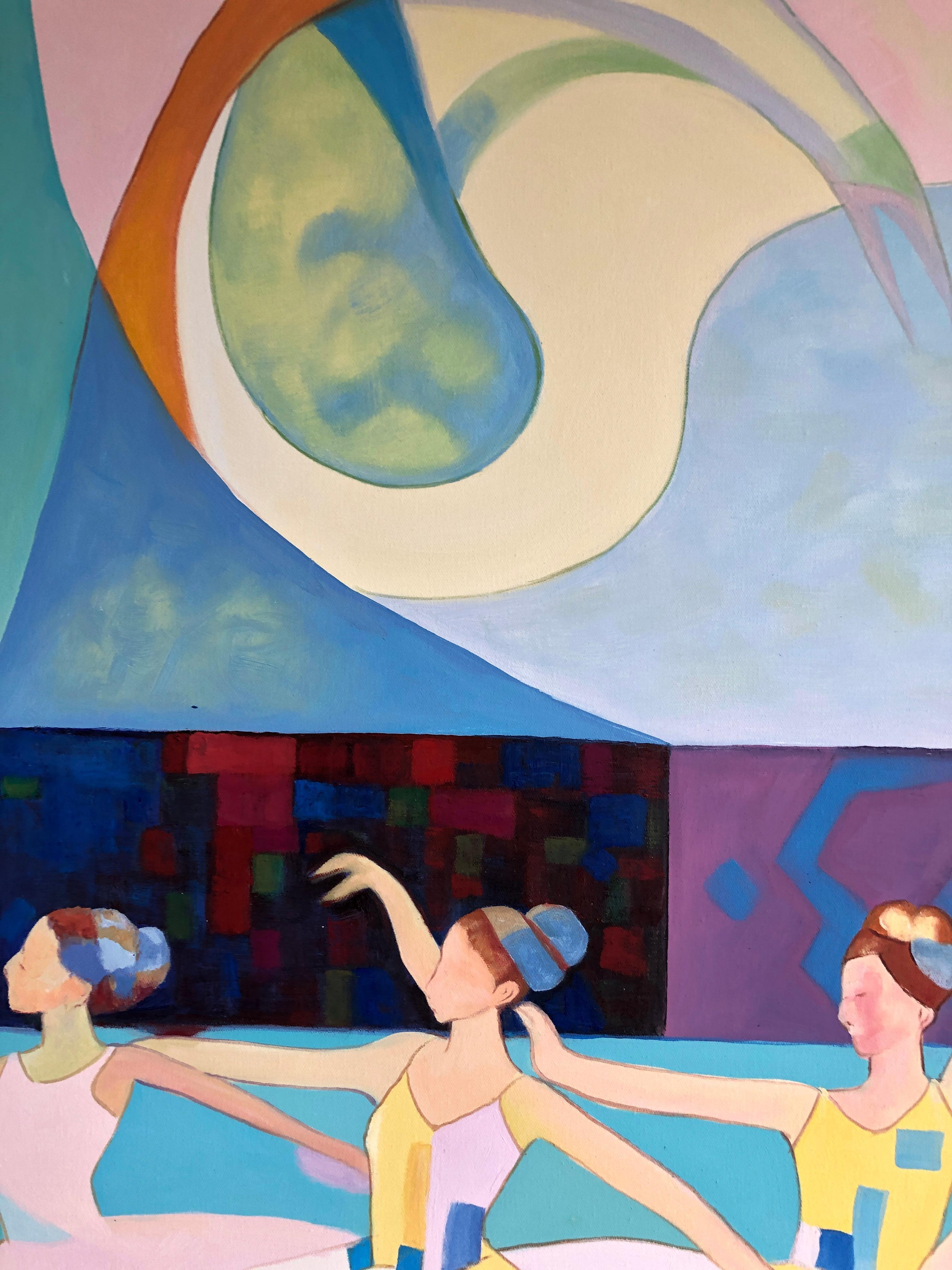 E insieme, divennero la danza B. Schaumann - Danzatori contemporanei - Pittura in vendita 8